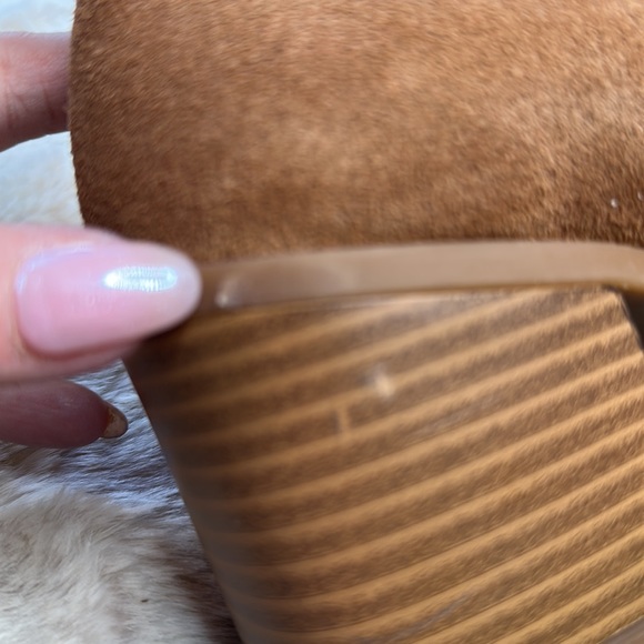 Alex Marie | Farin Suede Chain Hardware Loafer Pumps, in Camel - Picture 15 of 15